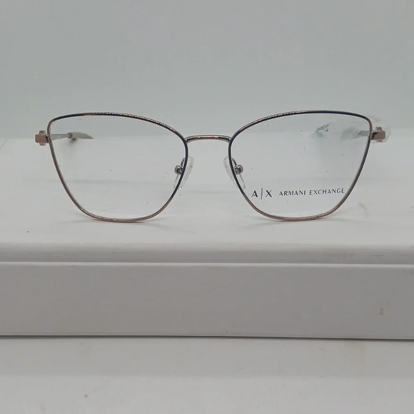 NWT RX-ABLE WOMEN'S ARMANI EXCHANGE EYEGLASS FRAMES AX1063 ROSE GOLD - Picture 3 of 6